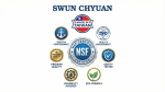Swun Chyuan kalite sertifikaları - Taiwan üretimi NSF onaylı